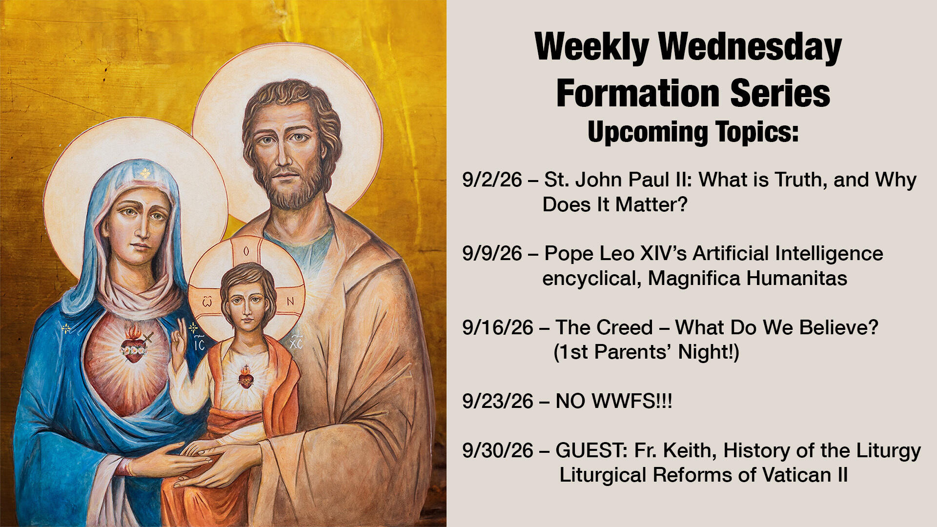 St. Anne event